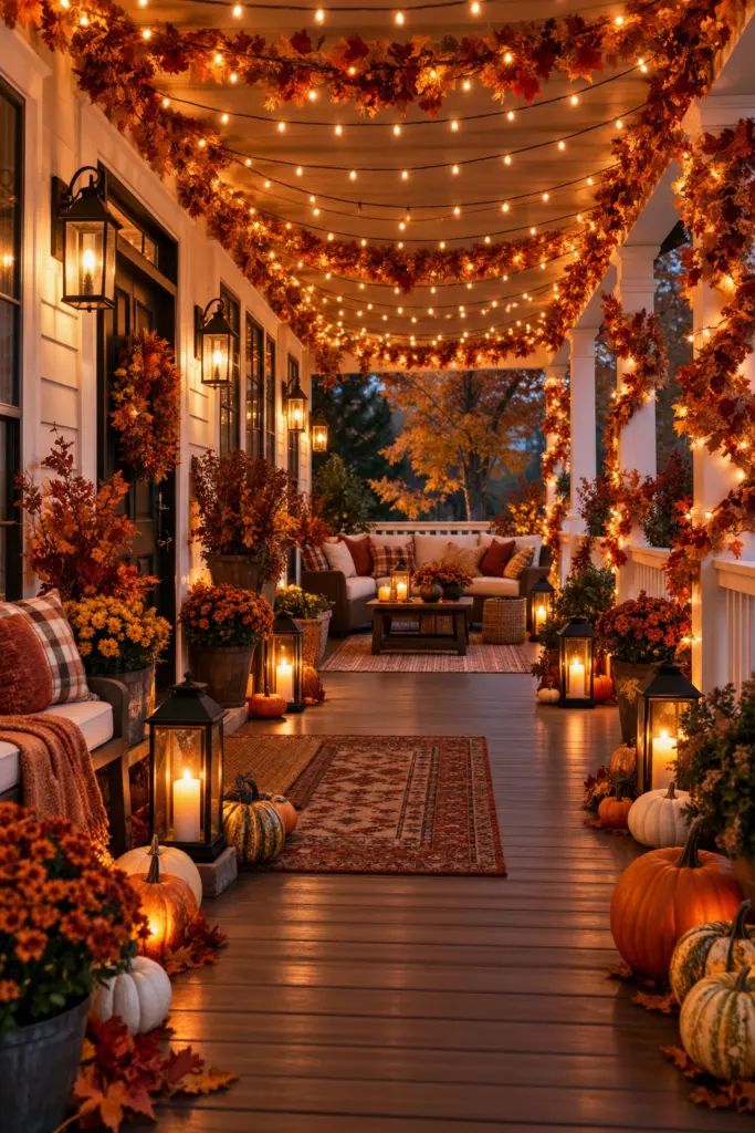 Beautiful Fall Porch Lighting Ideas In 2026 19 Full Fall Porch Lighting Canopy