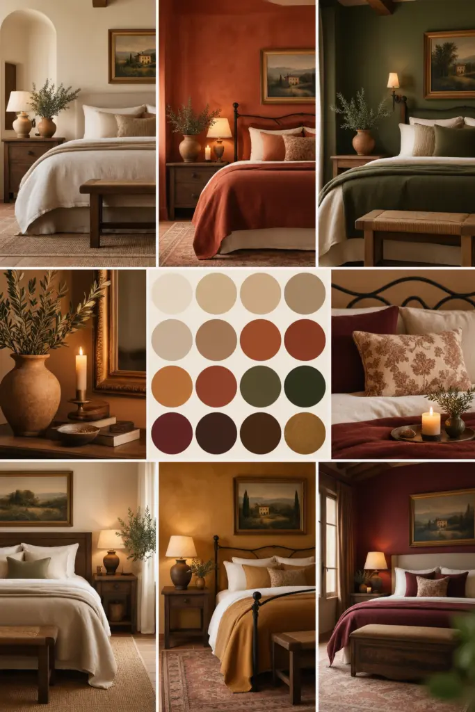 Best Colors for Tuscan Bedroom Ideas