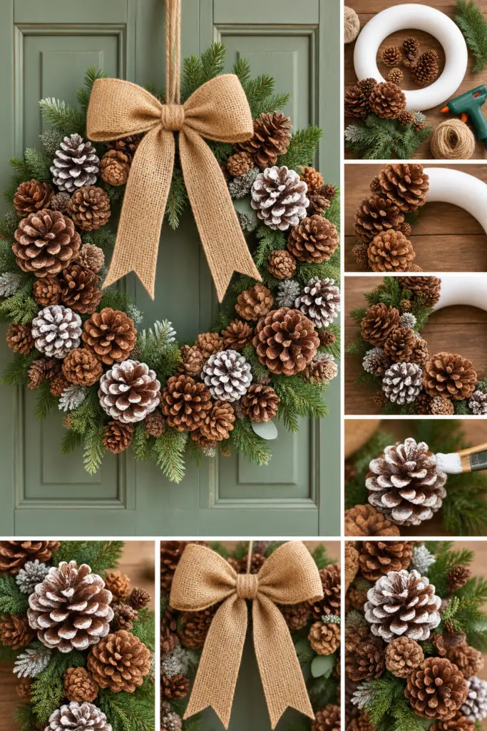 30+ DIY Christmas Wreath Ideas 3 30+ DIY Christmas Wreath Ideas