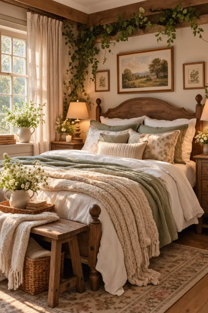 25+ Warm Cozy Cottage Bedroom Ideas 2 Neutral Warm Cozy Cottage Bedroom Bedroom