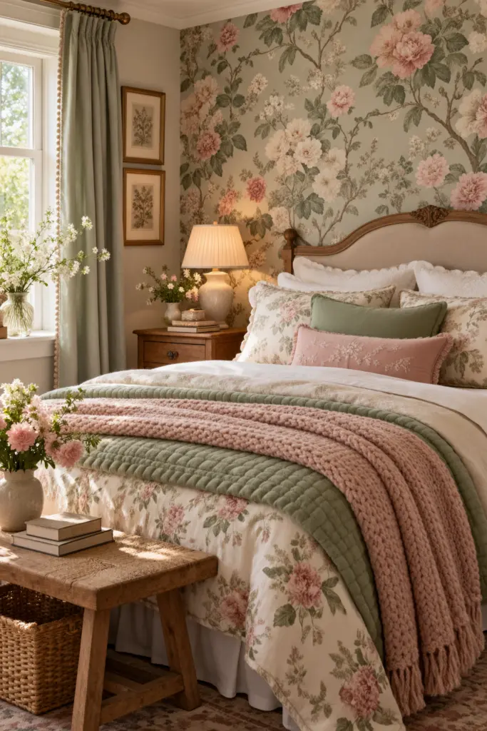 25+ Warm Cozy Cottage Bedroom Ideas 12 Romantic Vintage Cottage Bedroom