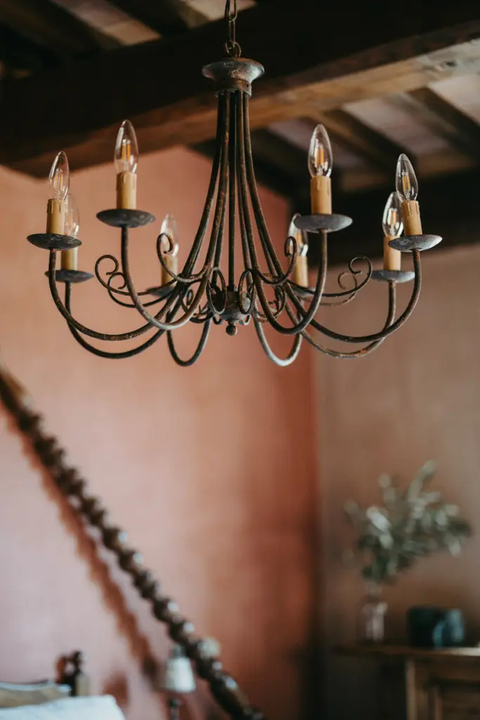 Rustic Iron Chandelier