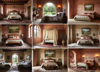 Rustic Tuscan Bedroom Ideas