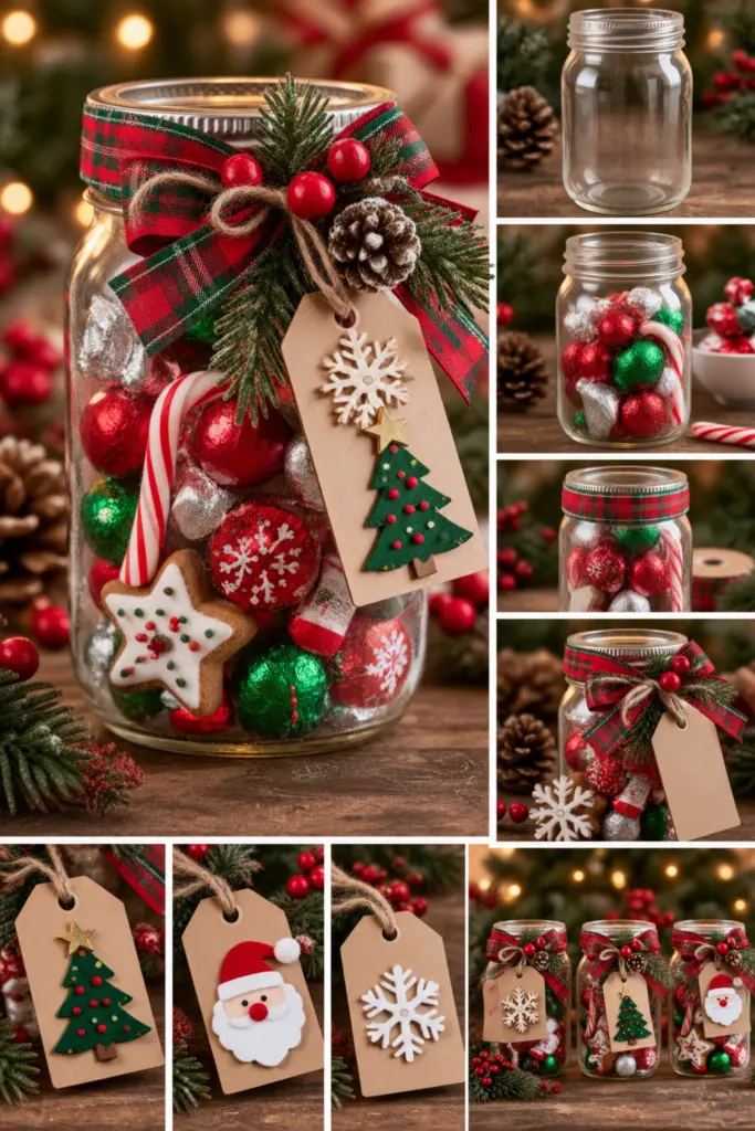 30+ DIY Christmas Mason Jar Crafts for Gifts and Decorations 10 DIY Christmas Mason Jar Crafts for Gifts