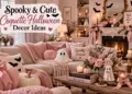 Spooky & Cute Coquette Halloween Living Room