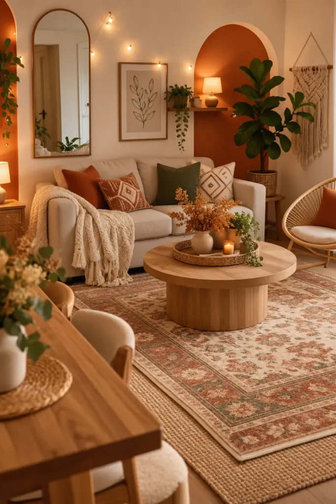 20+ Stunning Fall Boho Living Room Ideas 9 Vintage-Inspired Fall Boho living room