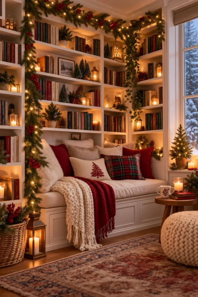 Built-In Bookcase with Reading Nook 