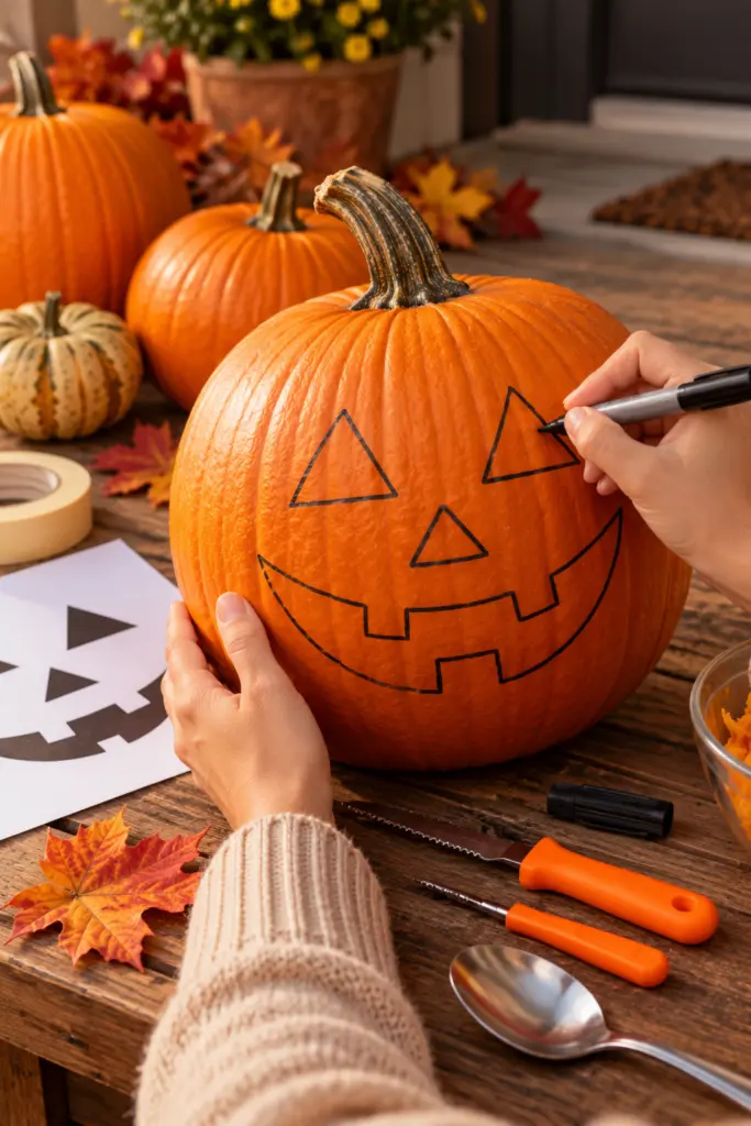 40+ Easy Pumpkin Carving Ideas for Fall & Holidays 25 40+ Easy Pumpkin Carving Ideas for Fall & Holidays