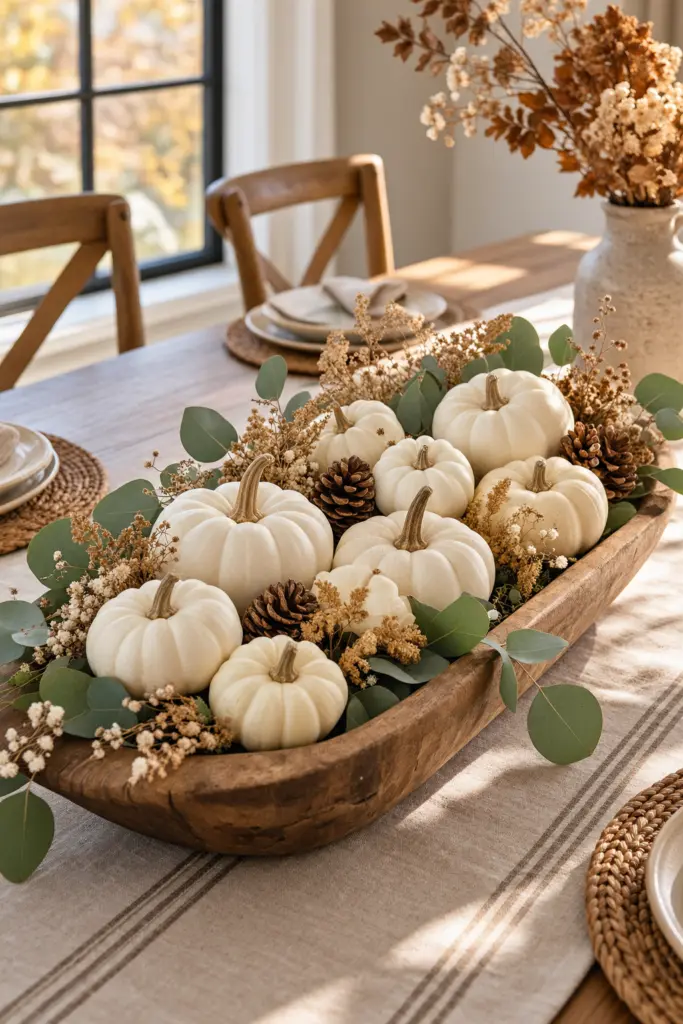 Natural Pumpkin and Harvest Displays