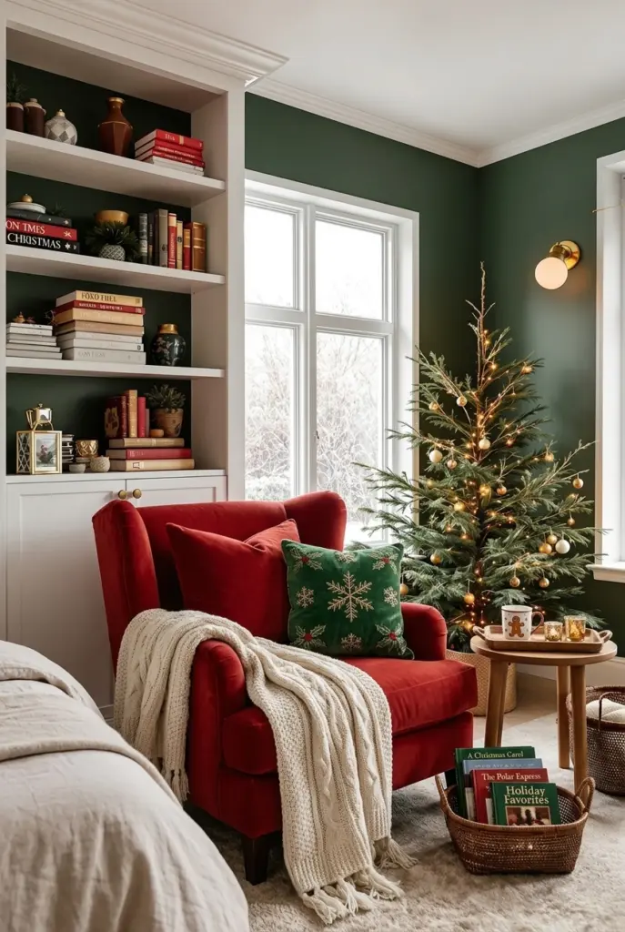  Cozy Christmas Reading Corner