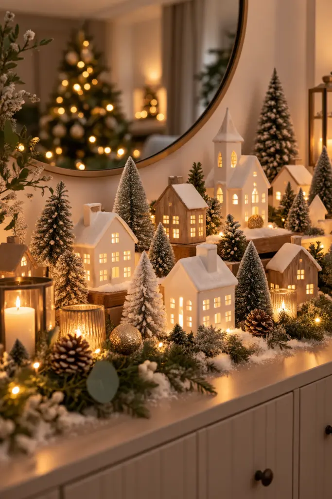 Charming Miniature Winter Village