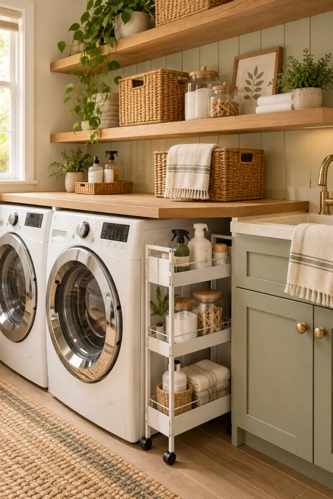 25+ Beautiful Apartment Laundry Room Ideas & Designs 13 25+ Beautiful Apartment Laundry Room Ideas & Designs