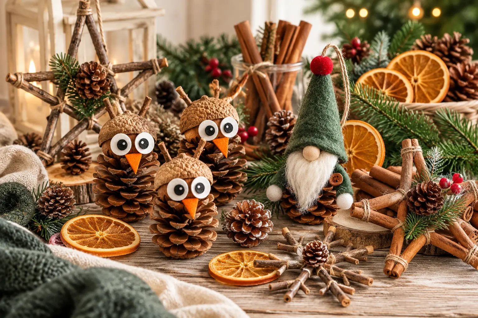 17 Easy DIY Christmas Crafts Using Natural Materials 1 17 Easy DIY Christmas Crafts Using Natural Materials