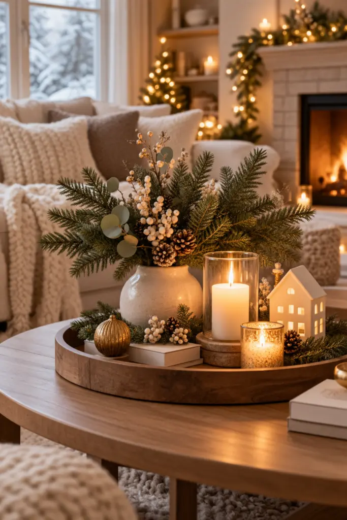  Cozy New Year Coffee Table Centerpiece
