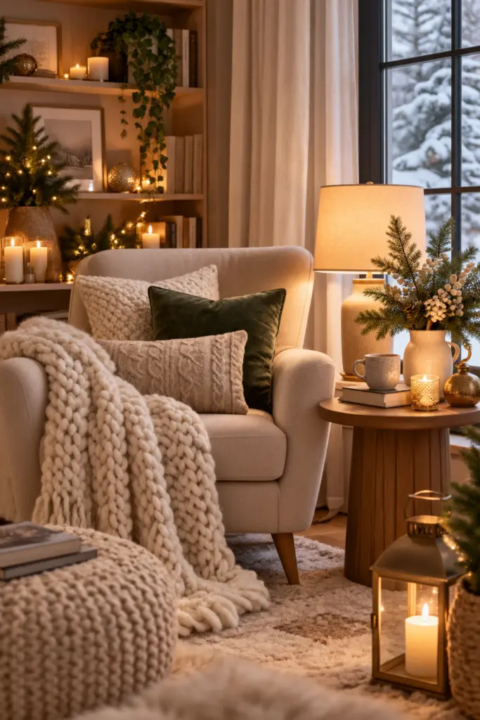 Cozy Winter Reading Nook

