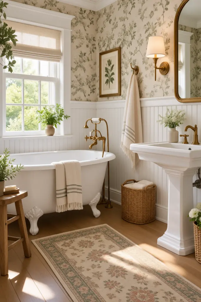 21 Best Wainscoting Bathroom Ideas & Inspo 7 Beadboard bathroom wainscoting