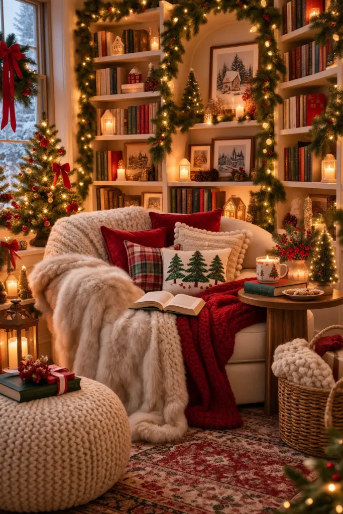 Dreamy Reading Nook With Layers of Texture