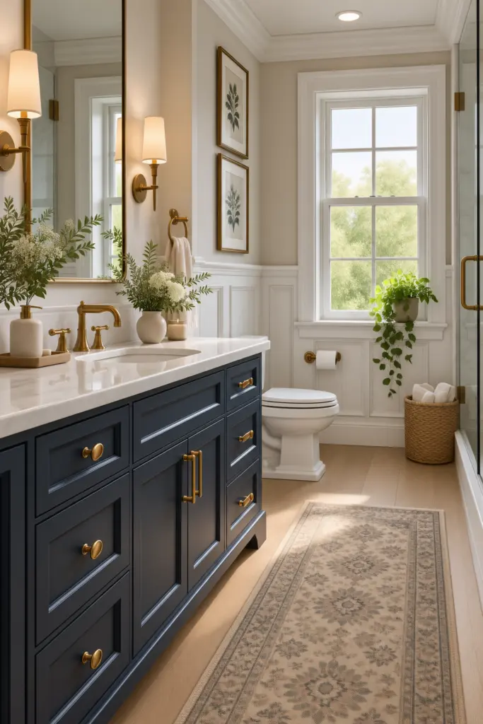 21 Best Wainscoting Bathroom Ideas & Inspo 14 Modern Wainscoting Bathroom