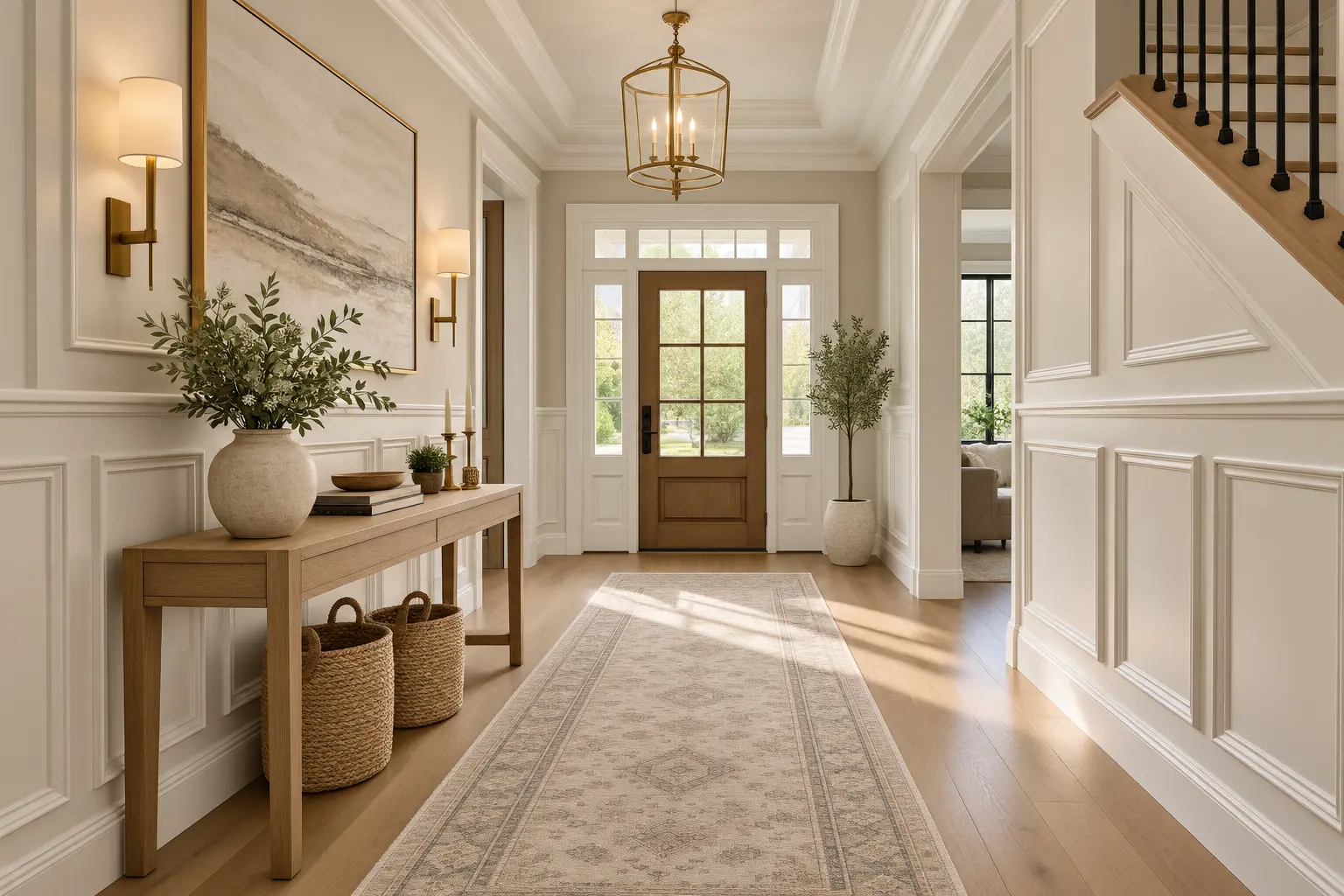 25+ Modern Wainscoting Entryway Ideas & Inspo 1 25+ Modern Wainscoting Entry