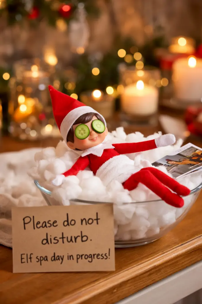 Elf's Marshmallow Spa Day