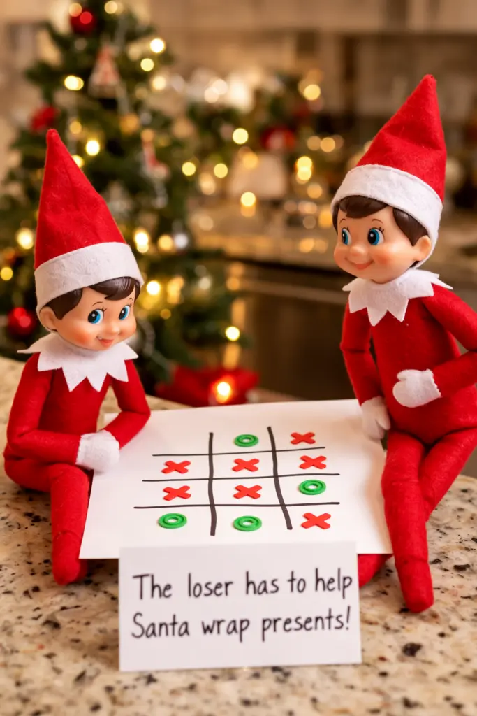 Elves Play Tic-Tac-Toe