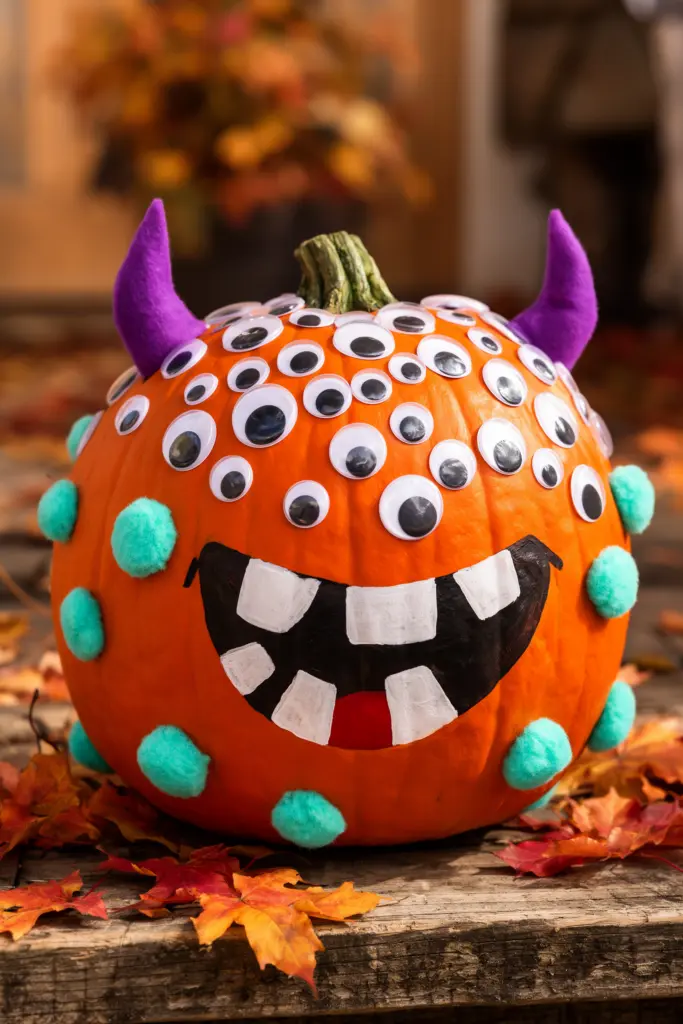 Funny Monster Pumpkin