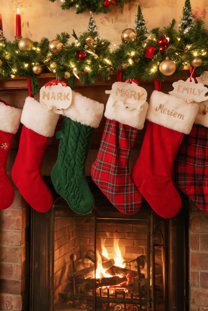90s Christmas Aesthetic - 30 Cozy Magical Holiday Decorating Ideas 5 90s Christmas Aesthetic Mantel