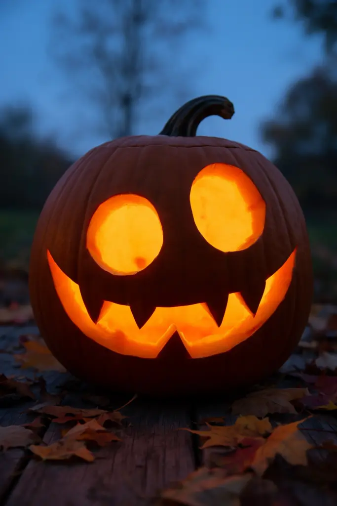 40+ Easy Pumpkin Carving Ideas for Fall & Holidays 9 Easy Pumpkin Carving with Big Eyes