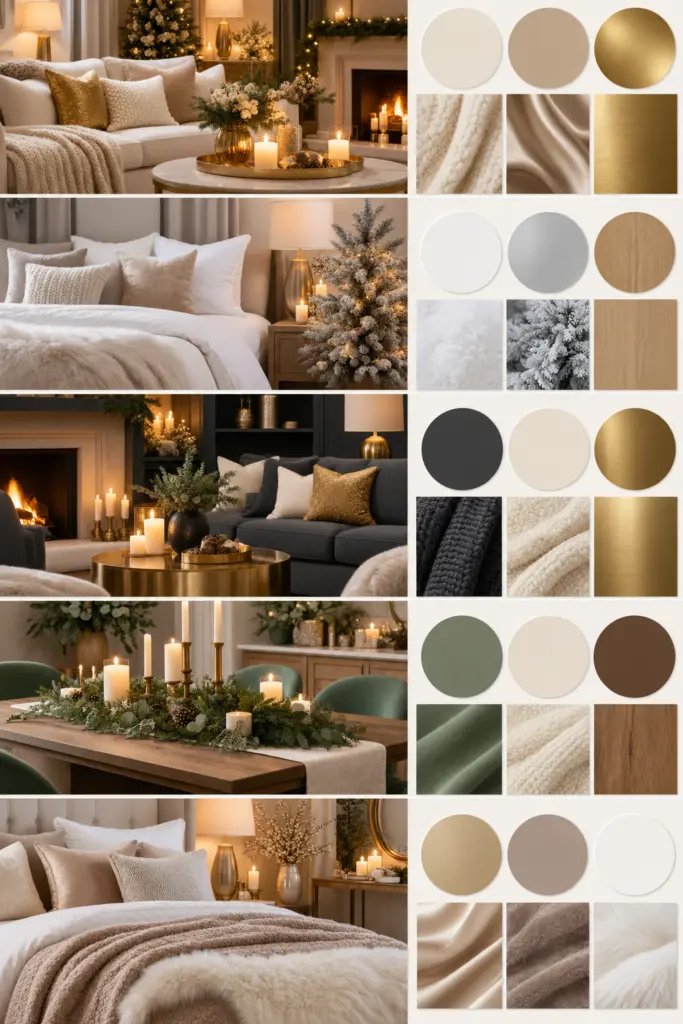 Color Palette for Cozy Home Decor Moodboard

