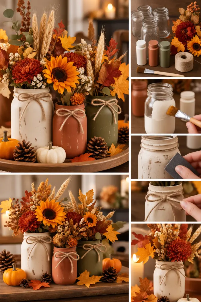 Mason Jar Thanksgiving Crafts