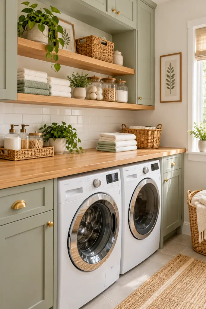25+ Beautiful Apartment Laundry Room Ideas & Designs 5 Beautiful Apartment Laundry Room