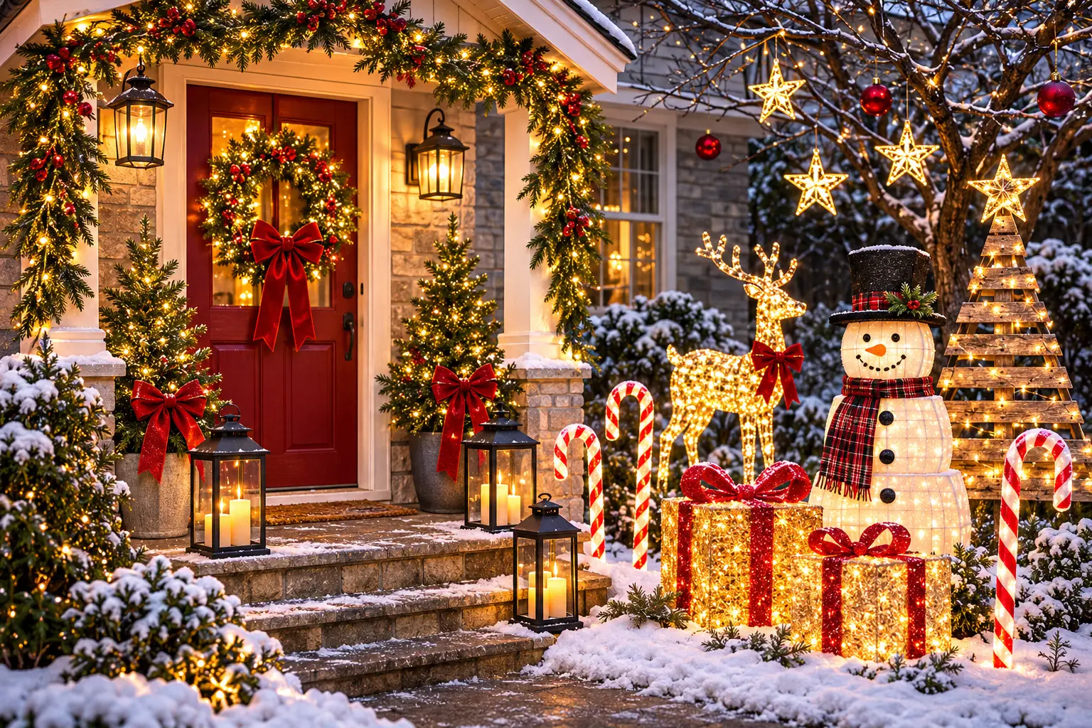 35+ DIY Outdoor Christmas Decorations 1 35 DIY Outdoor Christmas Decorations