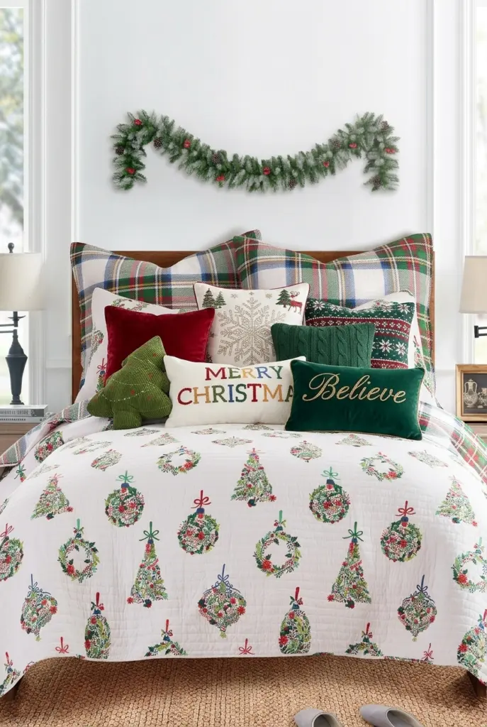  Festive Christmas Decorations for Bedroom
