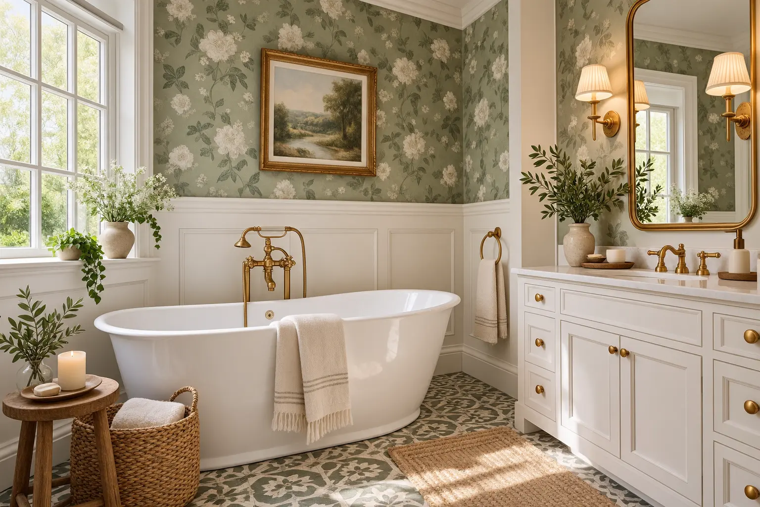 21 Best Wainscoting Bathroom Ideas & Inspo 1 21+ Best Wainscoting Bathroom Ideas