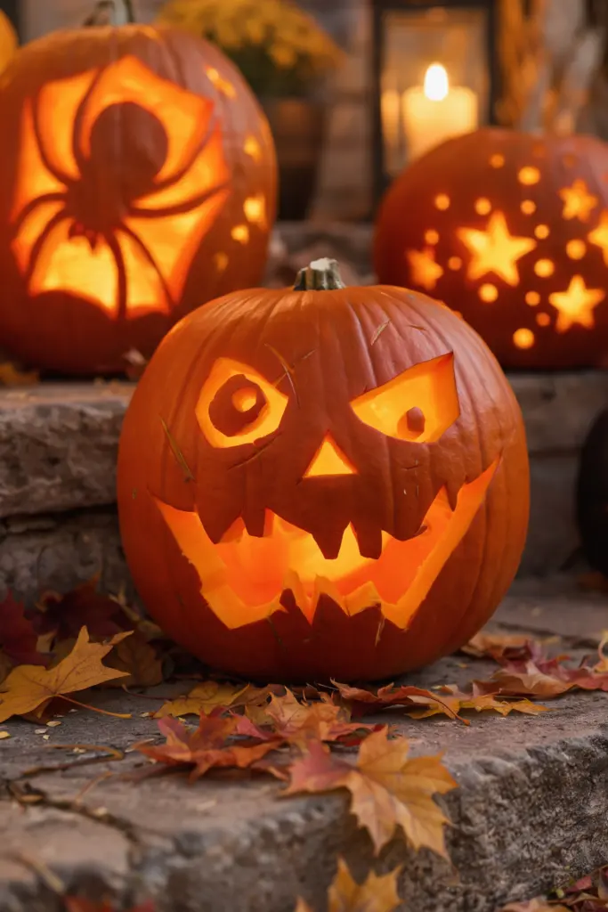 40+ Easy Pumpkin Carving Ideas for Fall & Holidays 20 40+ Easy Pumpkin Carving Ideas for Fall & Holidays